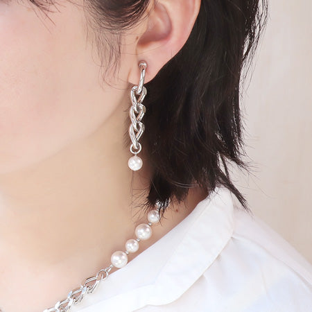 レシピNo.KR0503 アルミチェーンAL830LFのネック&ブレス&イヤリング