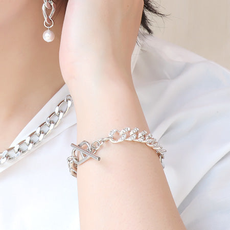 レシピNo.KR0503 アルミチェーンAL830LFのネック&ブレス&イヤリング