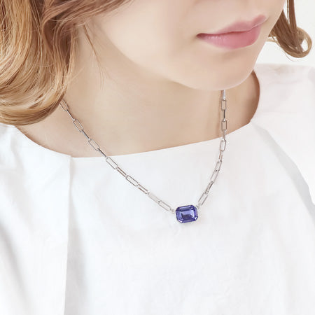 レシピNo.KR0515 貴和クリスタルエメラルドカットのアクセサリー3種