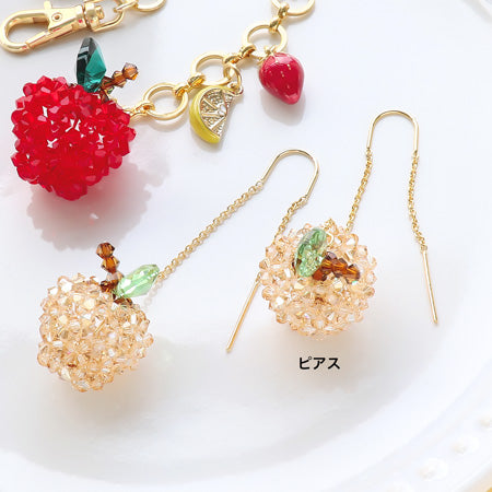 Recipe No.KR0552 2 types of apple motif accessories