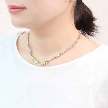 レシピNo.KR0561 貴和クリスタルのメタルミックスアクセサリー3種