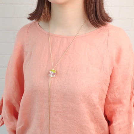 Recipe No.KR0562 Kiwa crystal gradation lariat