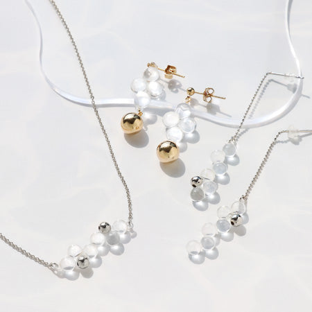 Recipe No. KR0567 German Acryal bubbles and 3 copper jewelry accessories