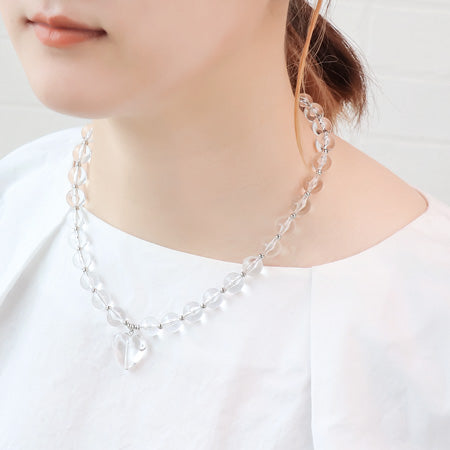 レシピNo.KR0572 ドイツ製アクリルプレーンハートのアクセサリー5種