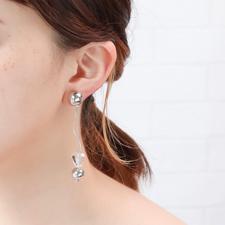 レシピNo.KR0572 ドイツ製アクリルプレーンハートのアクセサリー5種
