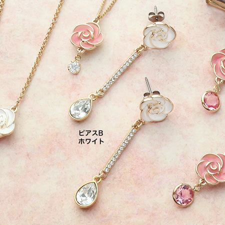 レシピNo.KR0585 チャームローズのアクセサリー5種