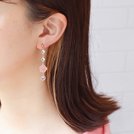 レシピNo.KR0585 チャームローズのアクセサリー5種