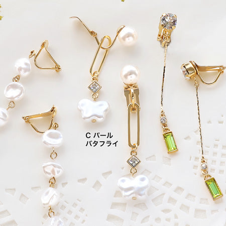 レシピNo.KR0592 ソフトフィットイヤリング3種