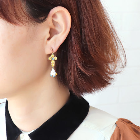 レシピNo.KR0608 ハロウィンチャームのアクセサリー4種