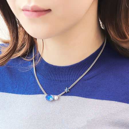 レシピNo.KR0634 貴和クリスタルのダブルビジューアクセサリー3種
