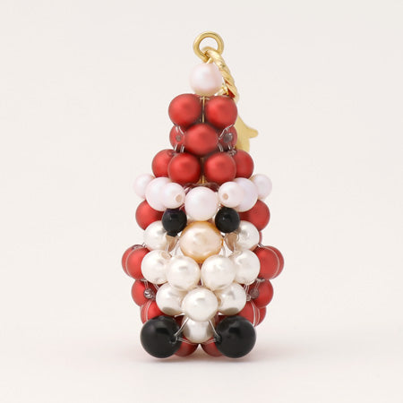Recipe No.KR0648 Kiwa Crystal Pearl Santa Charm