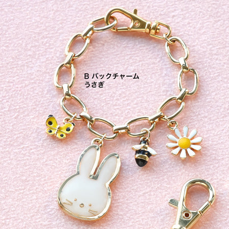 レシピNo.KR0664 アニマルレジンフレーム うさぎ&ねこのアクセサリー3種