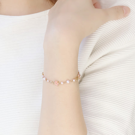 レシピNo.KR0678 さくらのアクセサリー3種
