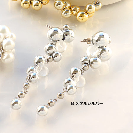 レシピNo.KR0698 スズマルのバブルピアス4種
