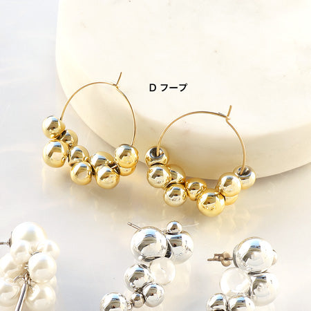 レシピNo.KR0698 スズマルのバブルピアス4種
