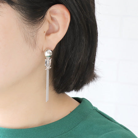 レシピNo.KR0700 ドイツ製アクリルのメタルミックスピアス2種