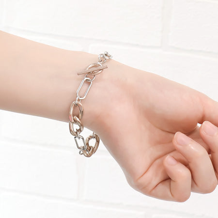 レシピNo.KR0716 ヴィンテージカッパーとロジウムカラーのアクセサリー3種