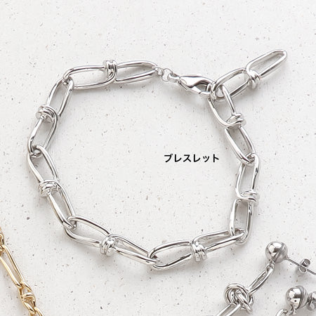 レシピNo.KR0737 デザインチェーンのアクセサリー4種