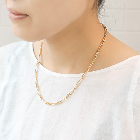 レシピNo.KR0737 デザインチェーンのアクセサリー4種