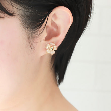 レシピNo.KR0753 チェコクリスタルレインのイヤーアクセサリー4種