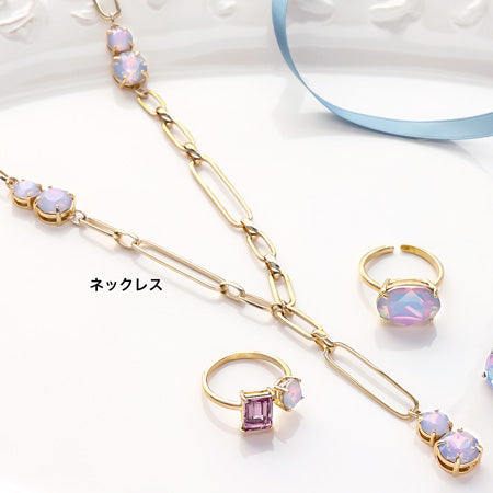 レシピNo.KR0756 貴和クリスタルのビジューアクセサリー4種