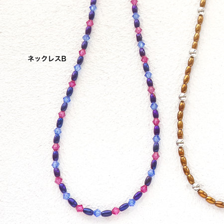 レシピNo.KR0777 ヘマタイトビーズのアクセサリー5種