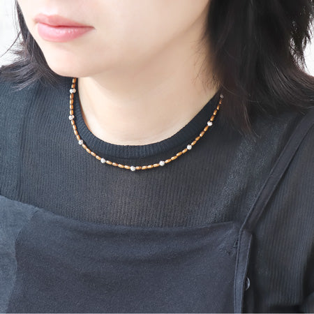 レシピNo.KR0777 ヘマタイトビーズのアクセサリー5種