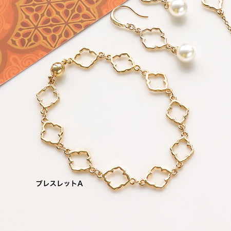 レシピNo.KR0783 モロッカンモチーフのアクセサリー4種