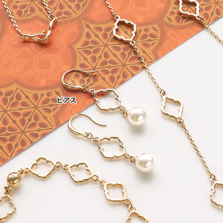 レシピNo.KR0783 モロッカンモチーフのアクセサリー4種