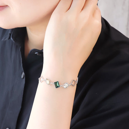 レシピNo.KR0819 モロッカンモチーフと貴和クリスタルのブレスレット2種