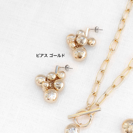 レシピNo.KR0840 メタルボールアクセサリー3種