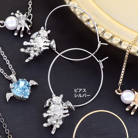 レシピNo.KR0842 ハロウィンチャームの小悪魔アクセサリー3種