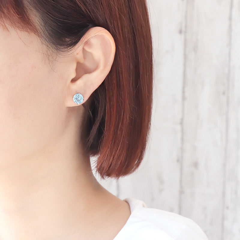 レシピNo.KR0847 貴和クリスタルのビジューピアス2種