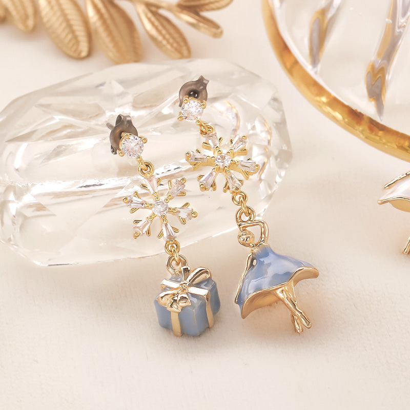 Recipe No.KR0876 Ballerina and petit bijoue neck & earrings