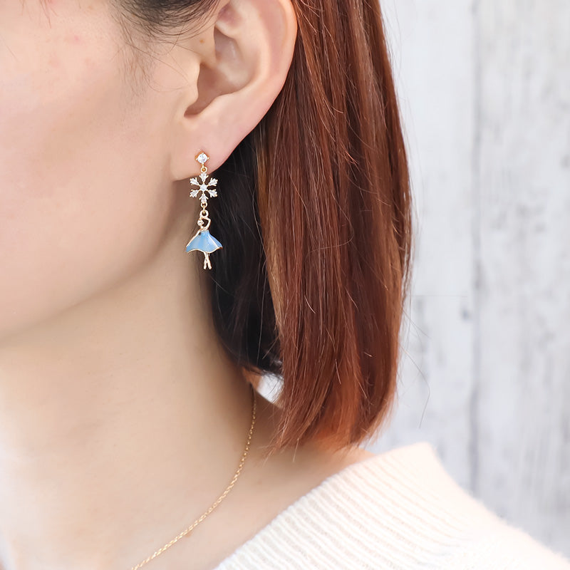 Recipe No.KR0876 Ballerina and petit bijoue neck & earrings