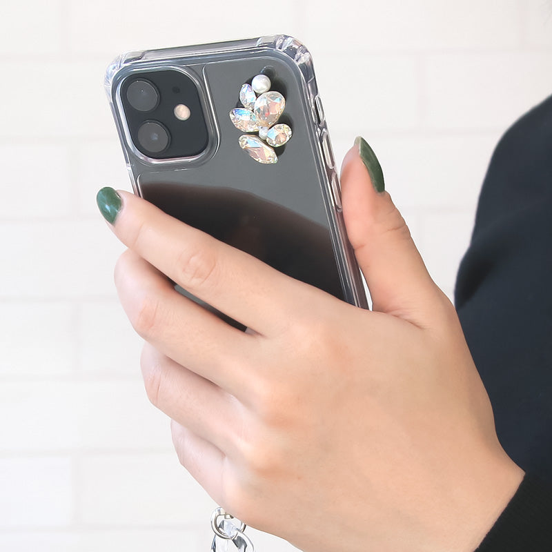 レシピNo.KR0926 貴和クリスタルのビジュースマホケース2種