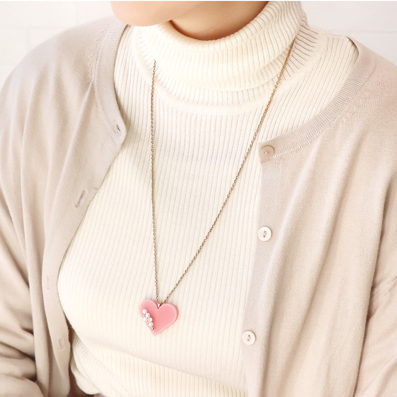 レシピNo.KR0929 ショコラカラーのアクセサリー4種