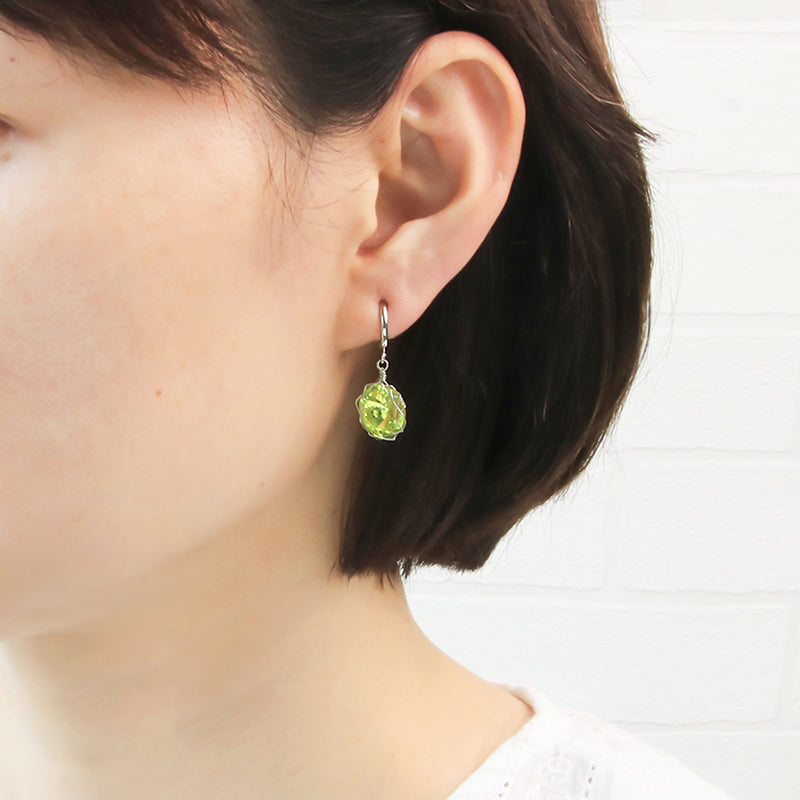 レシピNo.KR0942 四つ編みで作るワイヤーフレーミングアクセサリー2種