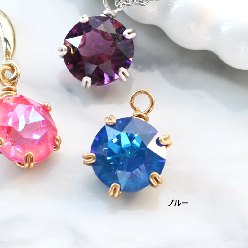 レシピNo.KR0945 ワイヤーで作る爪留めセッティングアクセサリー