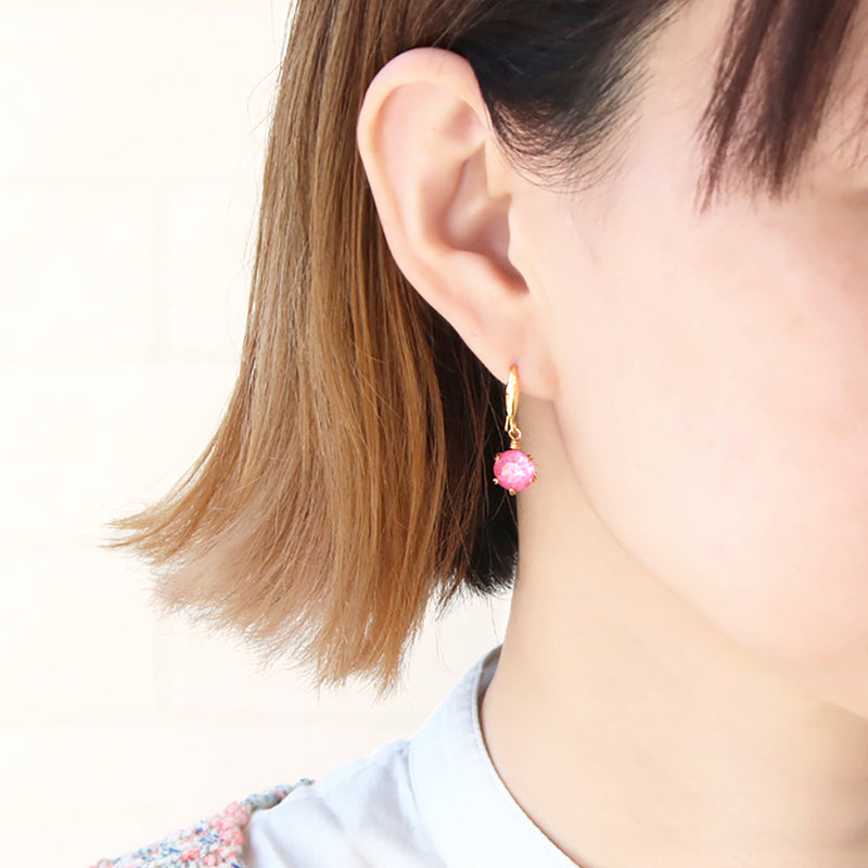 レシピNo.KR0945 ワイヤーで作る爪留めセッティングアクセサリー