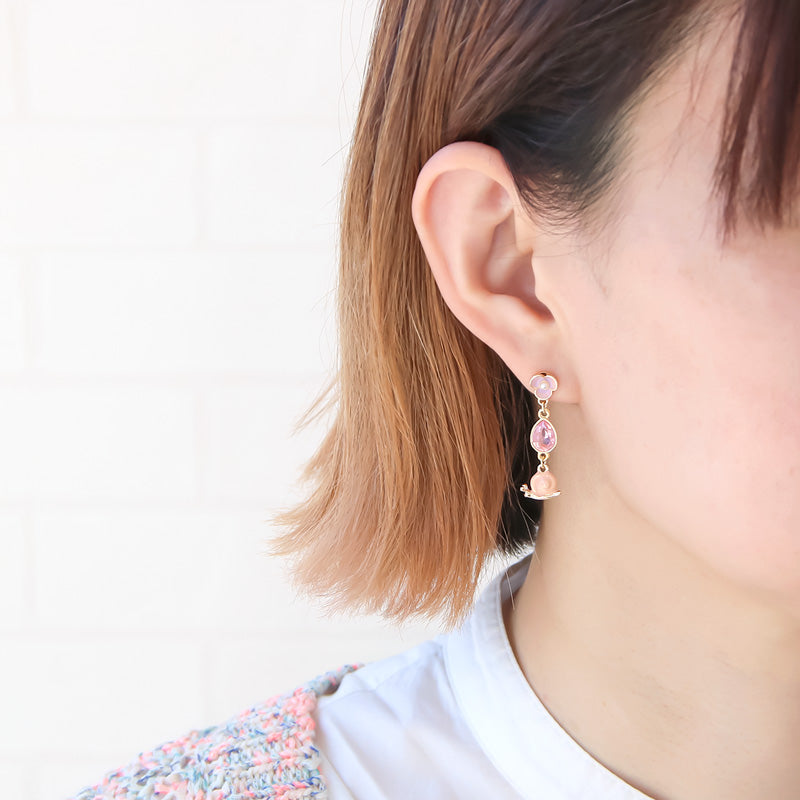 レシピNo.KR0971 梅雨チャームのレイニーイヤーアクセサリー3種