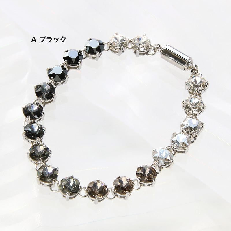 レシピNo.KR0992 貴和クリスタルのビジューレーンブレスレット2種