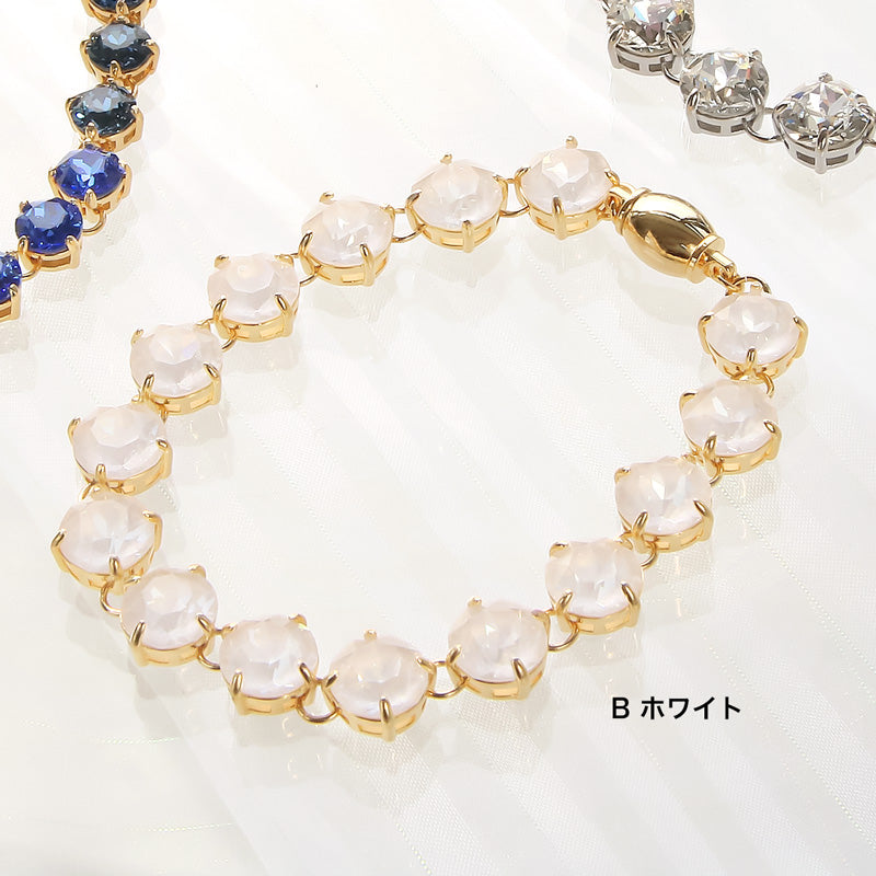 レシピNo.KR0992 貴和クリスタルのビジューレーンブレスレット2種