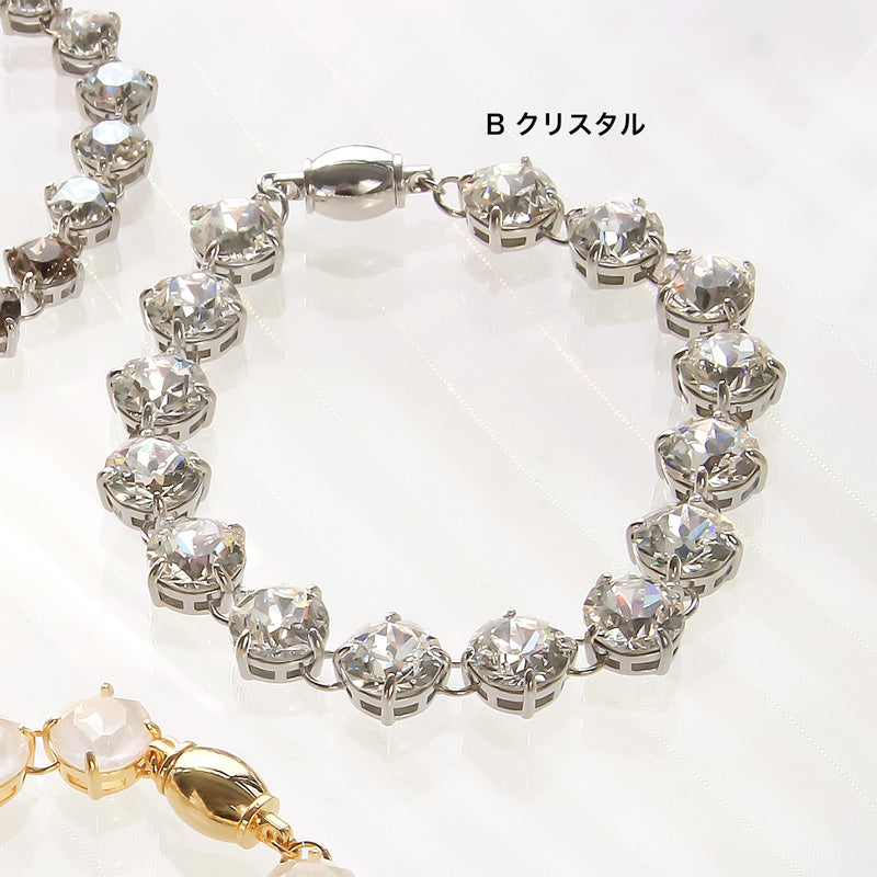 レシピNo.KR0992 貴和クリスタルのビジューレーンブレスレット2種