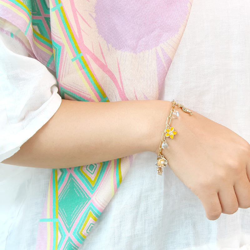 Recipe No.KR1005 Marine charm 2 types of bracelets