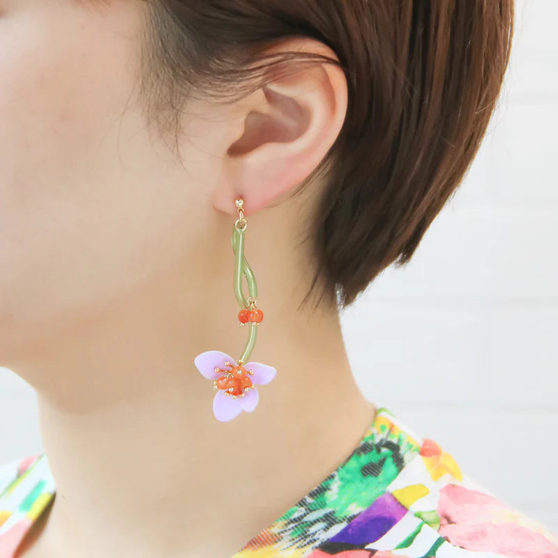 スペインパーツ 3弁花  No.1 ライラックマット