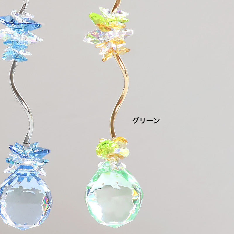 レシピNo.KR1036 アスフォークリスタルのスパイラルサンキャッチャー