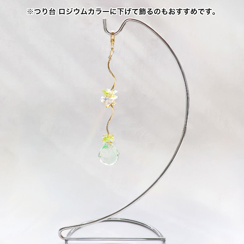 レシピNo.KR1036 アスフォークリスタルのスパイラルサンキャッチャー