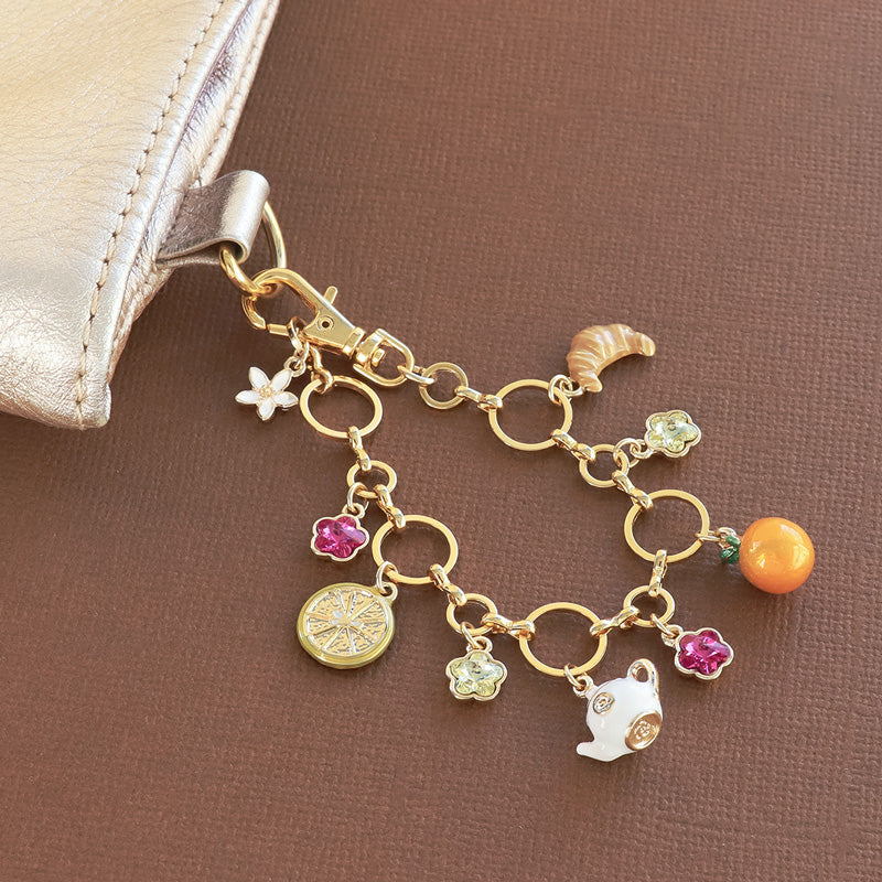 レシピNo.KR1062 紅茶モチーフのアクセサリー4種