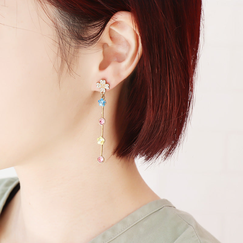 レシピNo.KR1143 スプリングフラワーアクセサリー3種